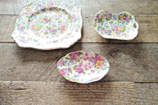 Trio of  Grimwades 'Royal Winton' Antique Plate/Dishes