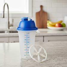 TUPPERWARE D10 MIX-FIX 500ML BLUE SHAKER SHAKER