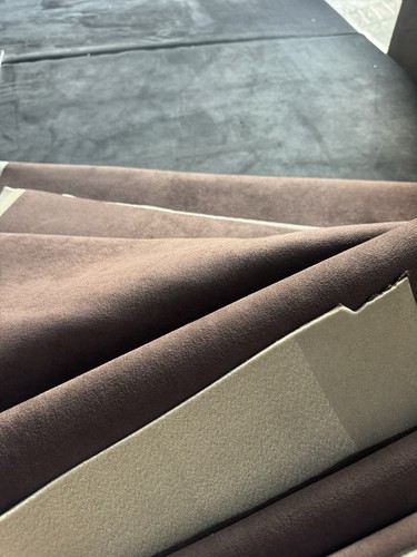 Alcantara brown with 3mm - brown,