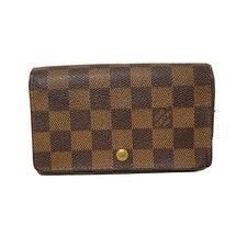 Auth LOUIS VUITTON PorteMonnaie Vietresol N61730 Ebene Damier - CA0957