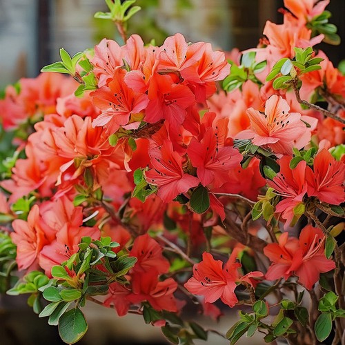 Japanese azalea orange beauty - japanese,