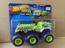 HOT WHEELS DIECAST MONSTER TRUCKS - Big Rigs - 5 Alarm- Green - Combined Postage