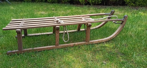 Vintage wooden sledge