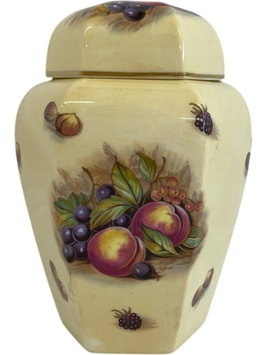 Aynsley orchard gold lidded - aynsley,
