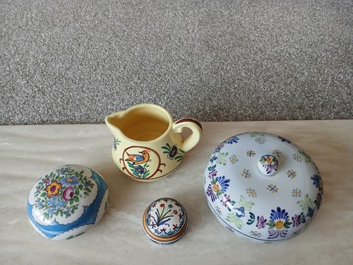 Reduced hand painted - painted, pottery