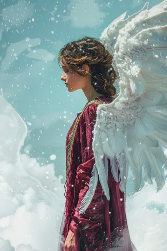 Stunning angel wings canvas - wings,