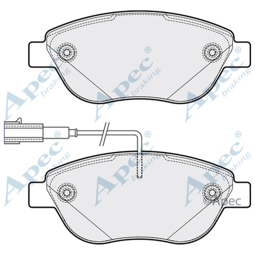Brake pads set for - brake,
