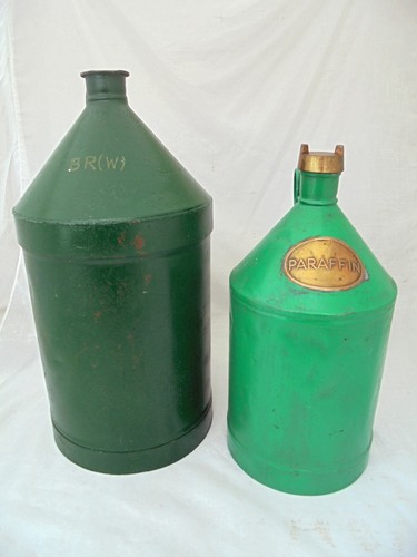 Two vintage paraffin - /, petrol