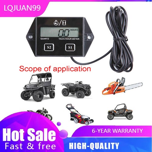 Waterproof lcd tachometer hour - lcd,
