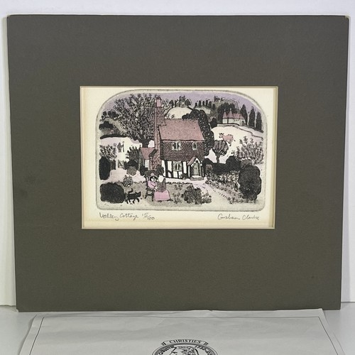 Graham clarke etching - etching, valley