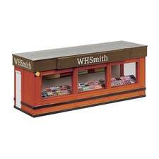Bachmann Scenecraft 44-1021A Newsagent Platform Kiosk (W.H. Smith) Orange NEW