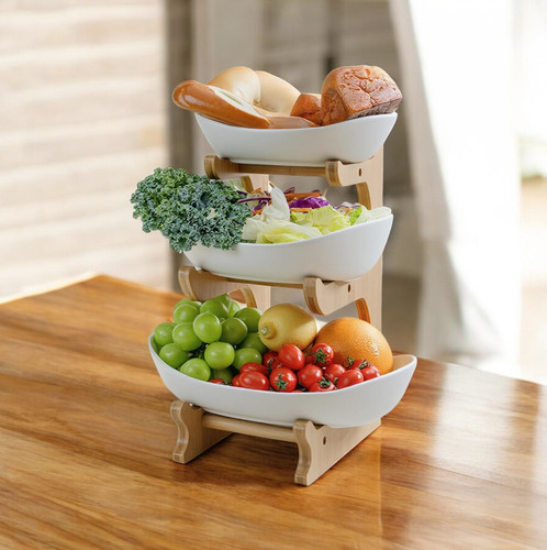 Tiered fruit bowl - tiered,