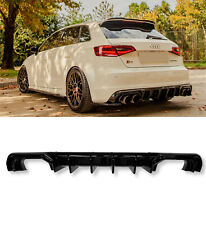REAR DIFFUSER GLOSS BLACK AUDI