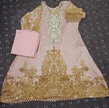 shalwar kameez linen 2 piece designer pakistani indian stitched suit 