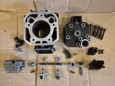 KAWASAKI KMX 200 TOP END CYLINDER BARREL HEAD POWERVALVES NEEDS REPLATING