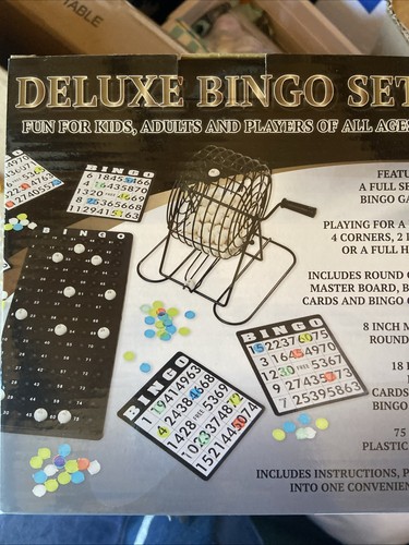 Bingo deluxe wire cage set - bingo,
