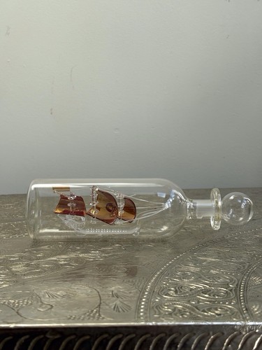 Vintage hand blown - hand, ship