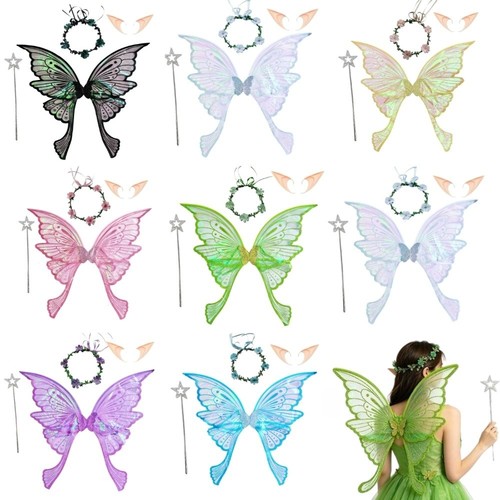 Fairy costume - wings, wand