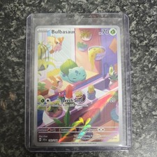 Pokémon TCG Bulbasaur Full Art Holo Card 143/142, VERY GOOD CONDITION