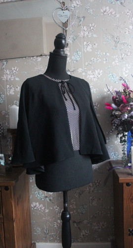 Bnwt zara black cape blazer - bnwt,
