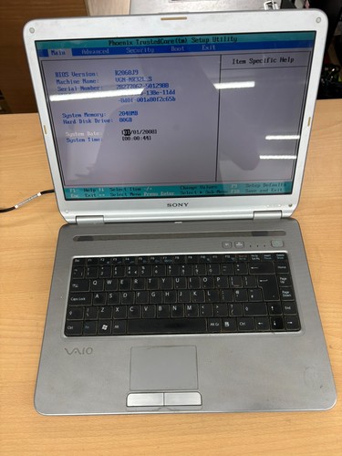 Sony vaio vgn nr38s - vgn-nr38s, laptop