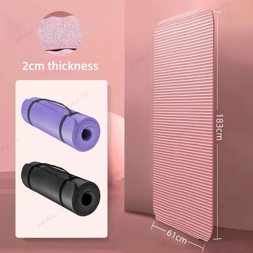 Yoga mat 20mm thick gym - 20mm,