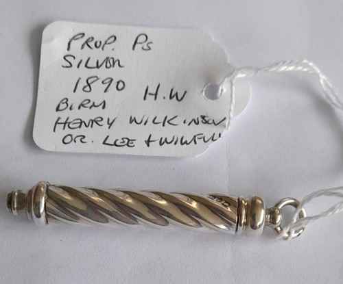 Hallmarked silver chatelaine - hallmarked,
