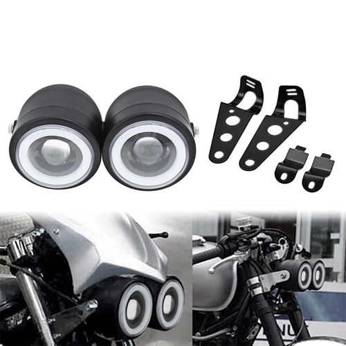 Motorcycle twin dual headlight - dual,