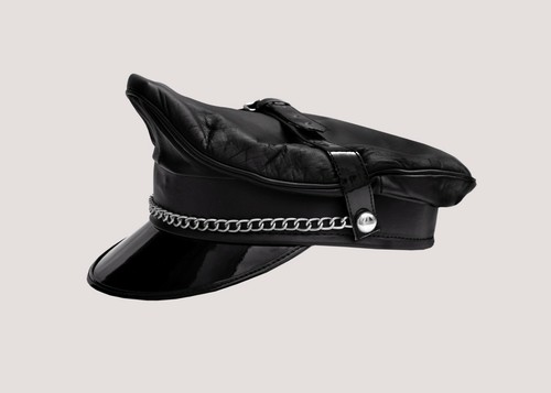 Genuine leather black army - leather,