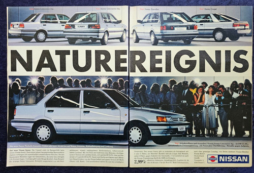 1986 nissan sunny saloon - 1986,