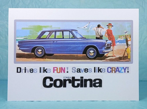 Ford consul cortina greeting - consul,