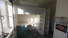 IKEA Loft Bed with Desk
