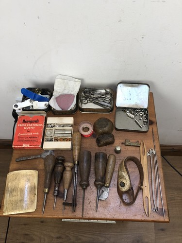 Vintage leatherworking tools - vintage,