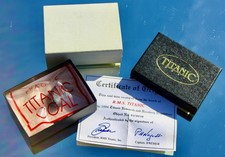 WHITE STAR LINE RMS TITANIC GENUINE PIECE OF WRECK RECOVERED & SALVAGED COAL