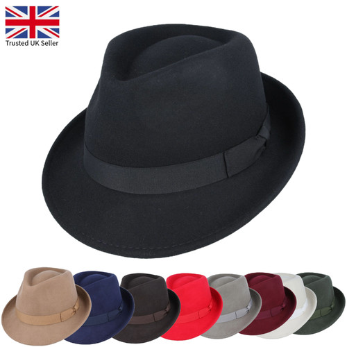 Quality trilby hat 100 - hat, 100%