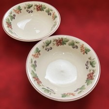 Wedgwood Queen's Ware Provence Bowl 15.5cm Pair Set