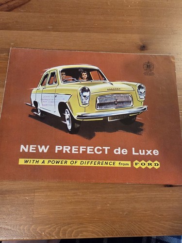 Ford prefect luxe brochure - ford,