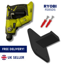 Wall Mount for Ryobi R18SDS-0 One+ 18V SDS Rotary Hammer Drill Holder Hook UK