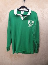 Ireland Rugby Authentic Umbro Vintage Medium Long Sleeve 90's Shirt Jersey