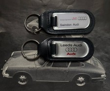 Two Genuine Audi Keyrings