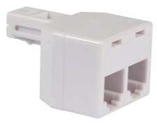 RJ11 4 Wire 2 Way Adapter