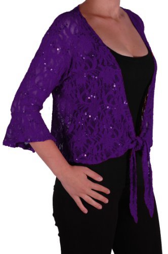 Womens sleeve front tie - 3/4,