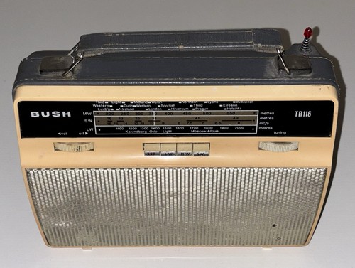 Vintage bush radio tr116 blue - bush,