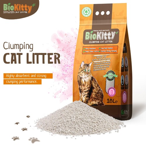 Biokitty clumping cat litter - biokitty,