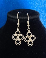 handmade chainmail earrings