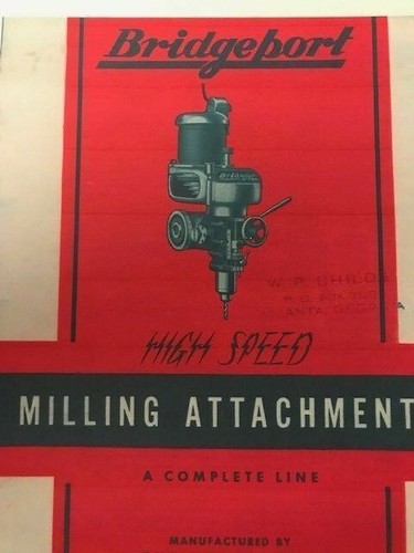 Bridgeport high speed milling - high,