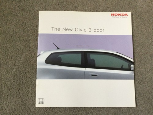 Honda civic door brochure - 3,