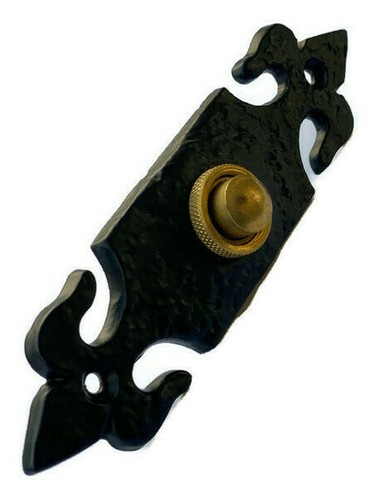 Fleur lys door - bell, push