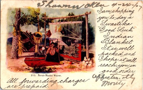 Shawnee postcard navajo - shawnee,
