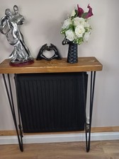 Wooden ,vintage,radiator,floating shelf with free harpins 85cm.